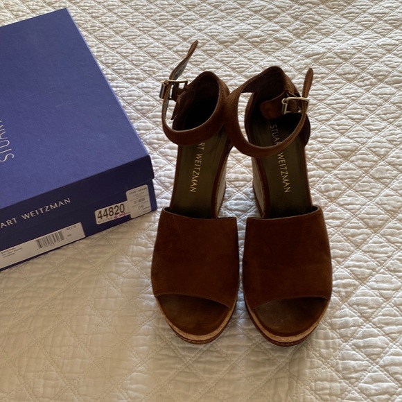 Stuart Weitzman wedges suede
